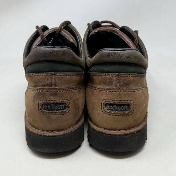 Rockport Waterproof Chukka Boots Mens 13 N Narrow Brown Leather Preppy Gorpcore - Picture 11 of 16